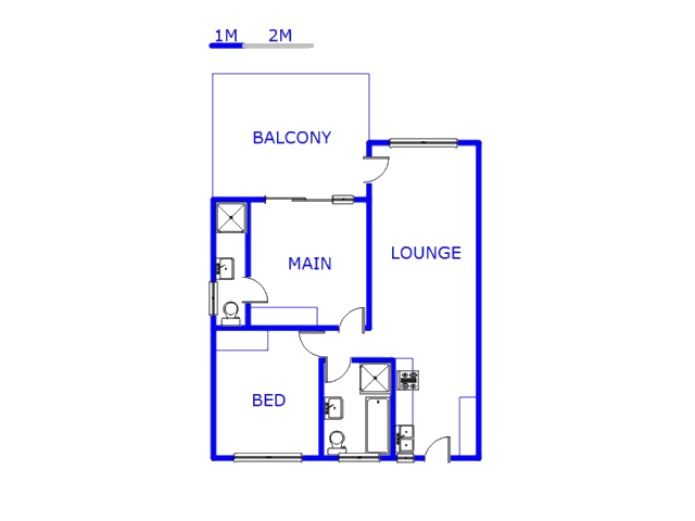 Floor plan of the property in Gleneagles