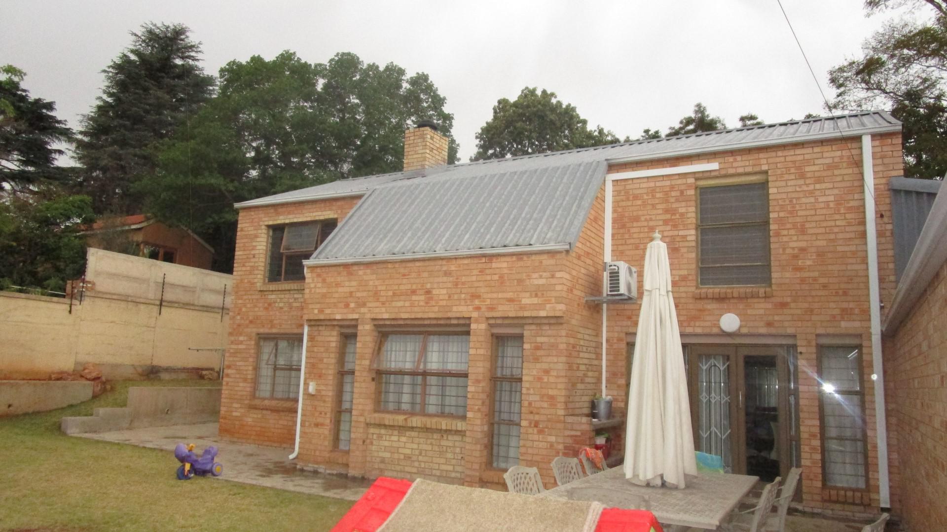 Backyard of property in Craighall Park