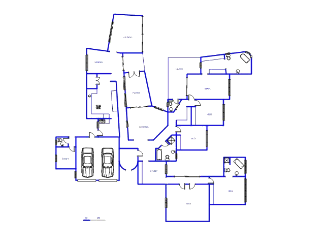 Floor plan of the property in Kameeldrift West