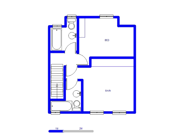 1st Floor - 42m2 of property for sale in Kosmosdal