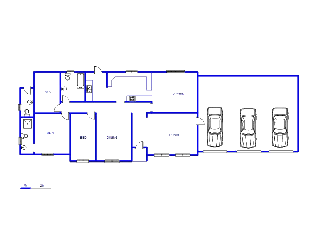 Floor plan of the property in Nigel