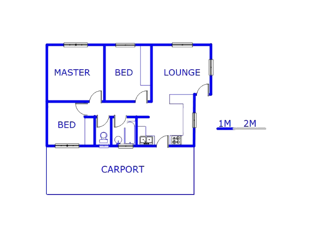 Floor plan of the property in Ennerdale