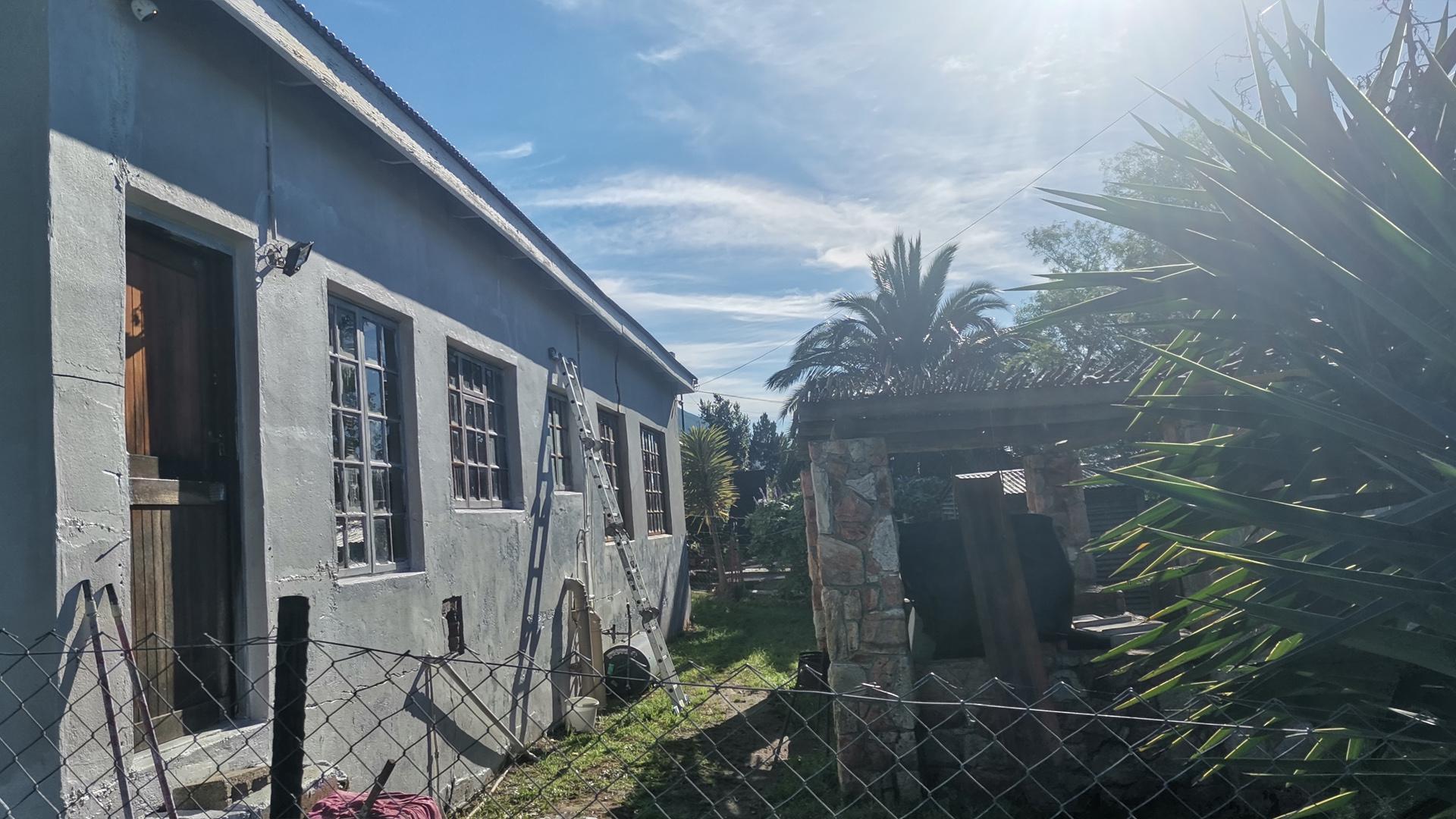 Backyard of property in Bot River