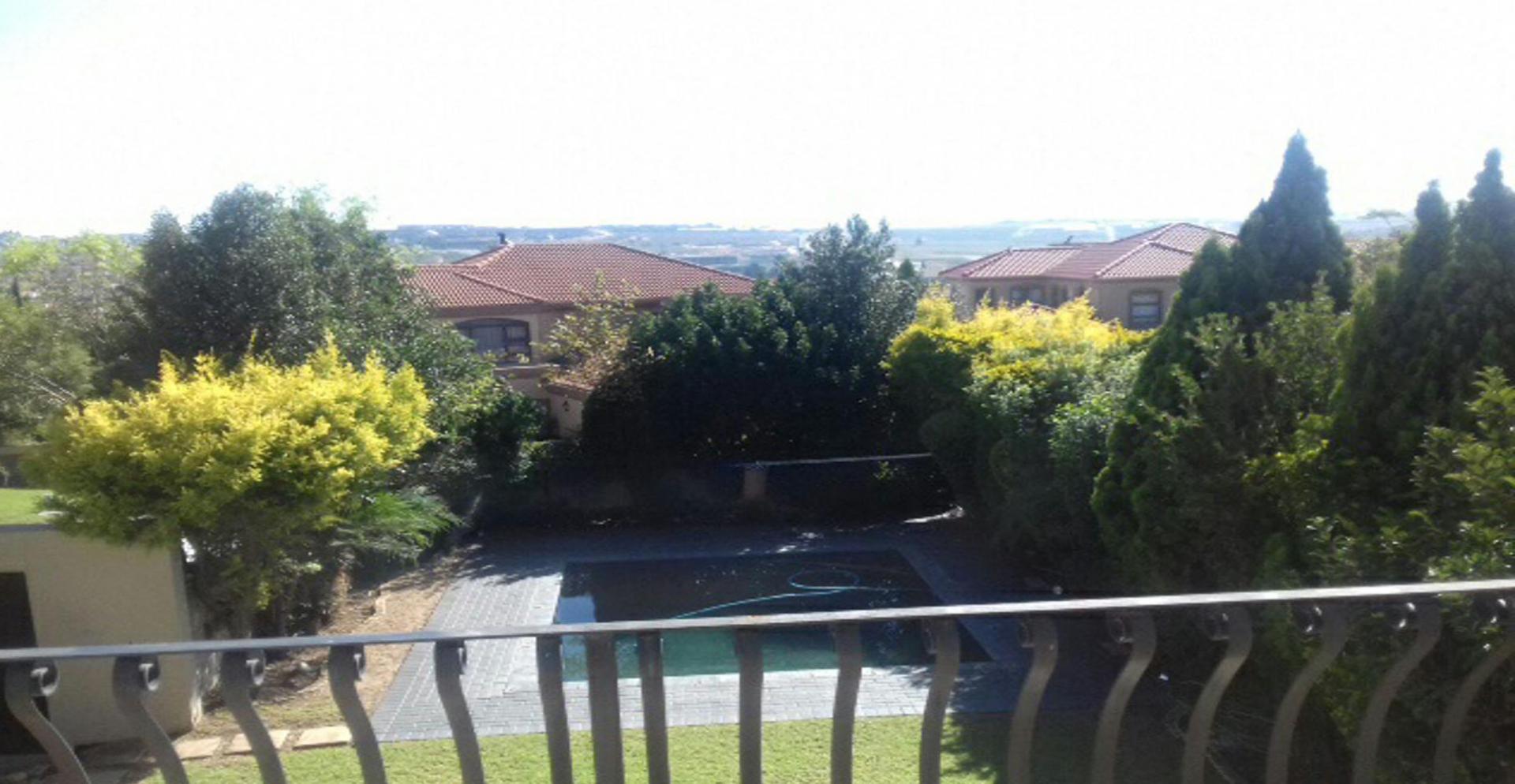 Balcony of property in Fourways