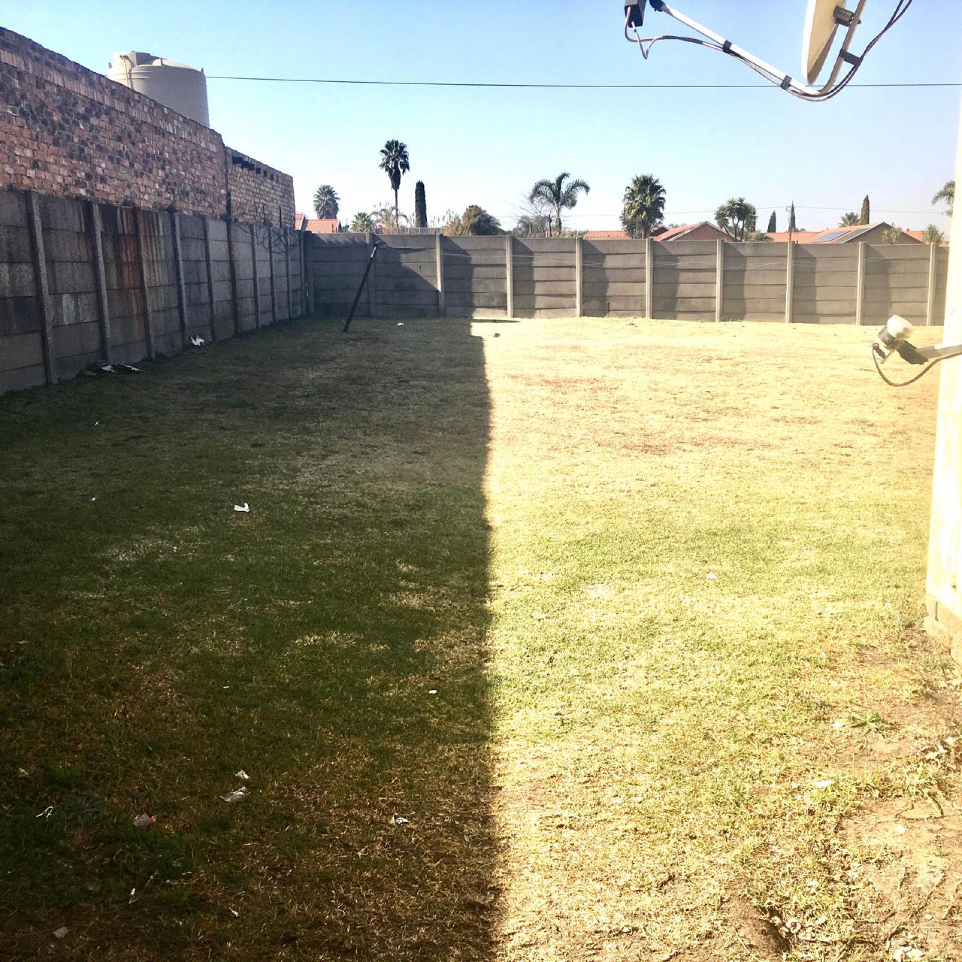 Backyard of property in Emalahleni (Witbank) 