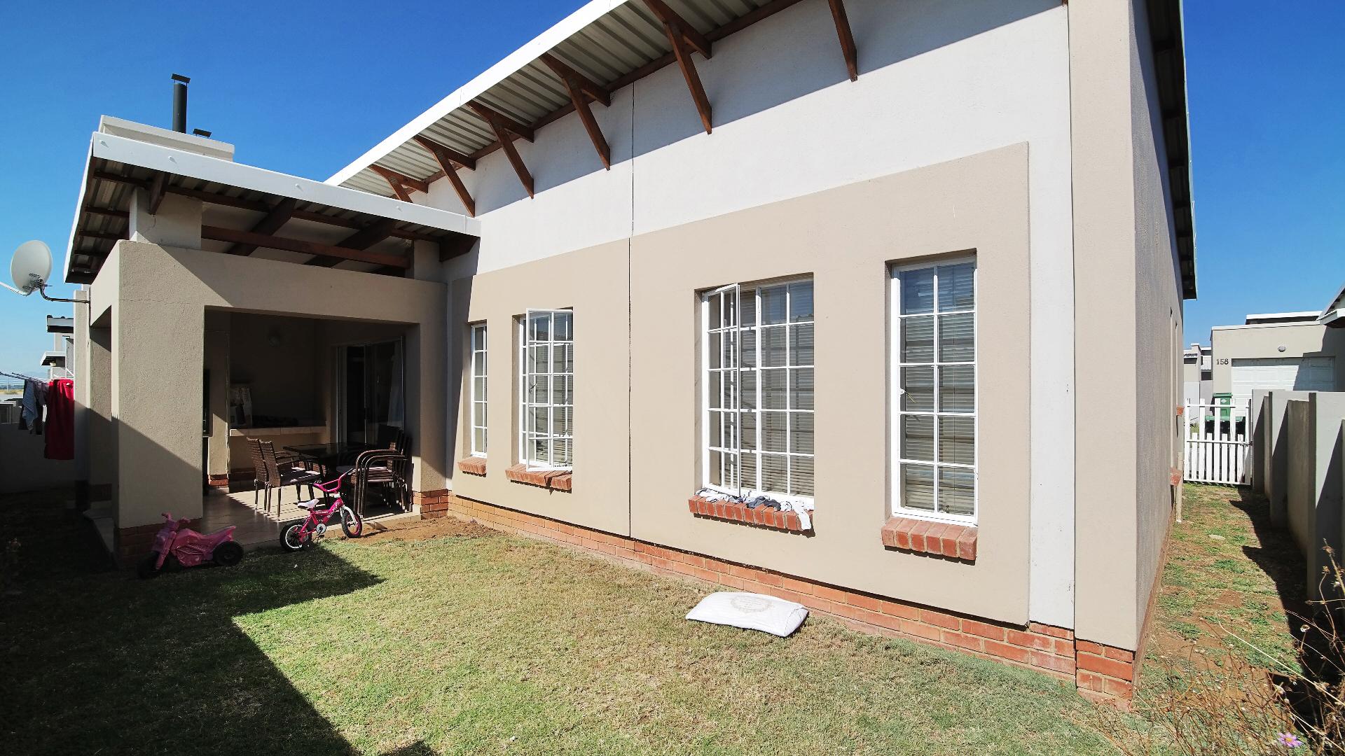 Backyard of property in Waterval East