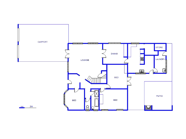 Floor plan of the property in Brooklyn