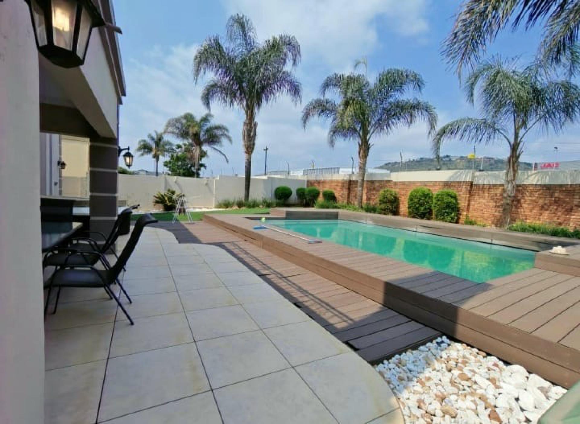 Backyard of property in Willowbrook