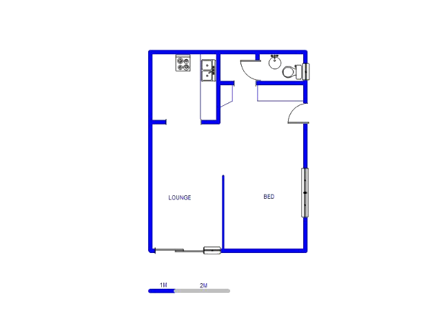 Floor plan of the property in Akasia