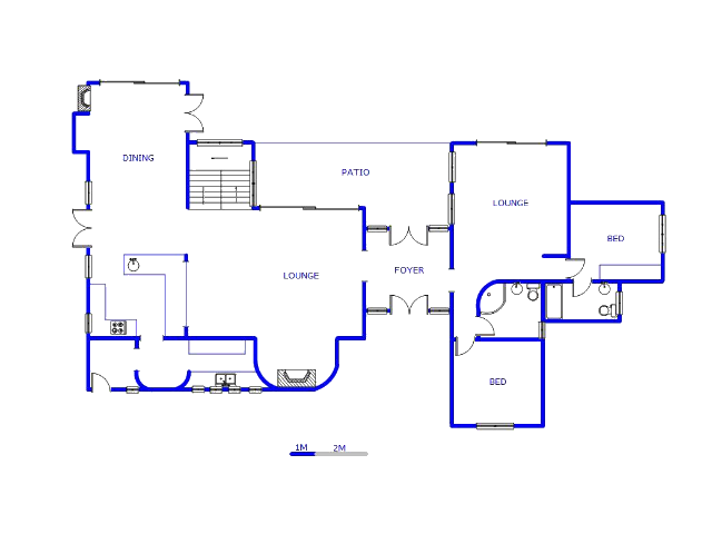 Floor plan of the property in Nooitgedacht IR