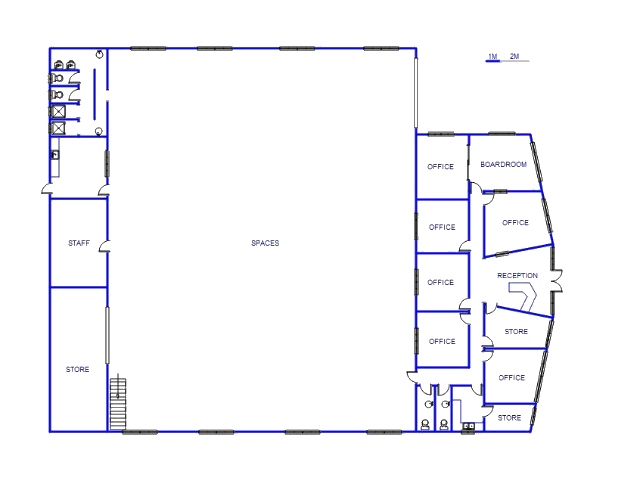 Floor plan of the property in Emalahleni (Witbank) 