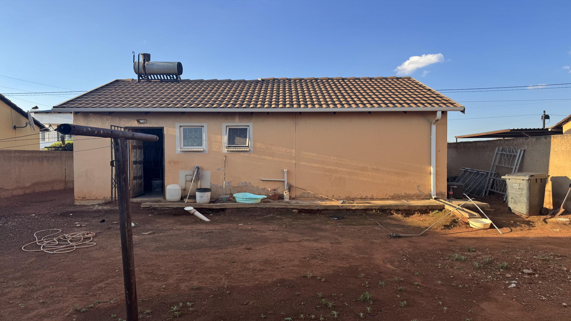 Backyard of property in Soweto