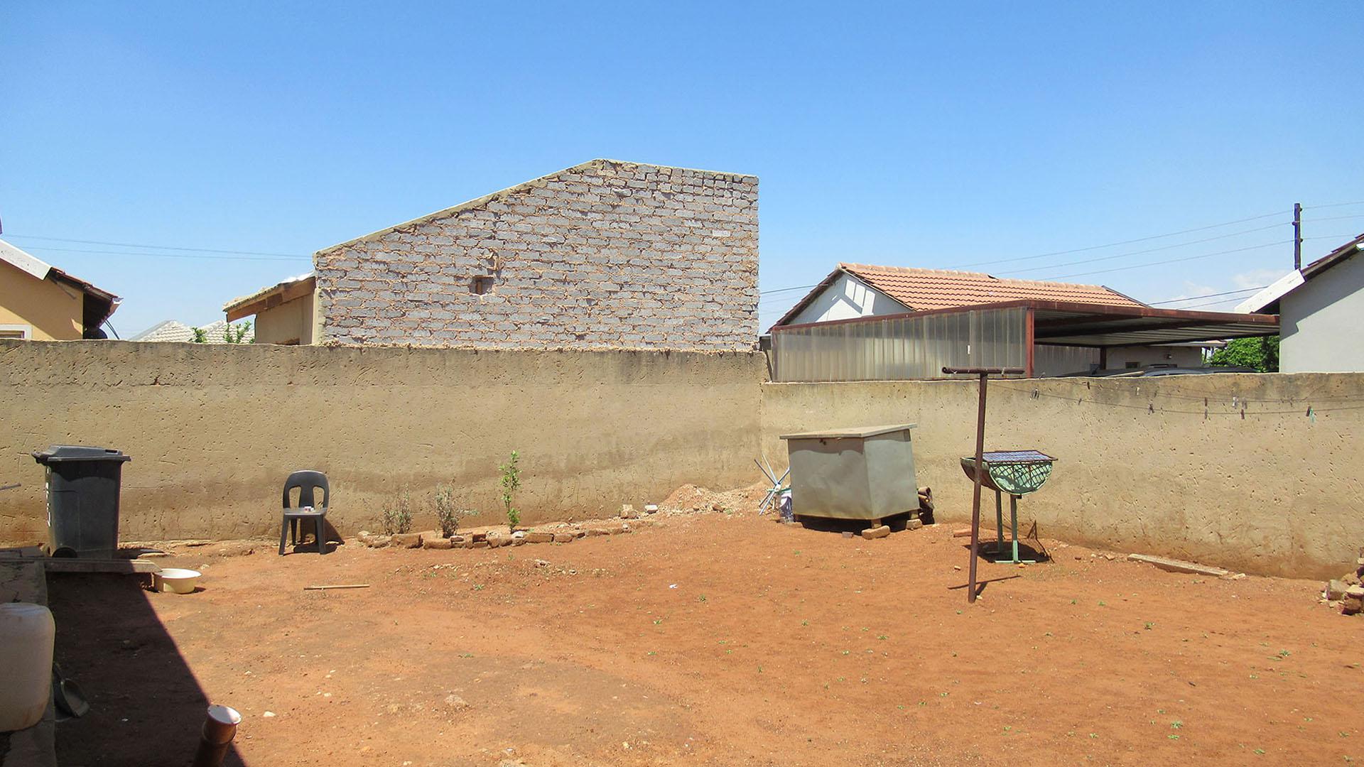 Backyard of property in Soweto