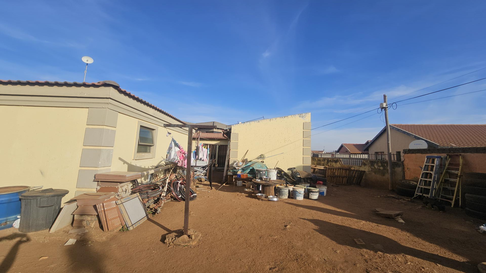 Backyard of property in Vosloorus