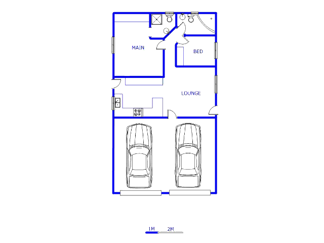 Floor plan of the property in Eikepark
