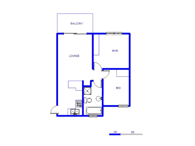 2nd Floor - 56m2 of property for sale in Noordwyk