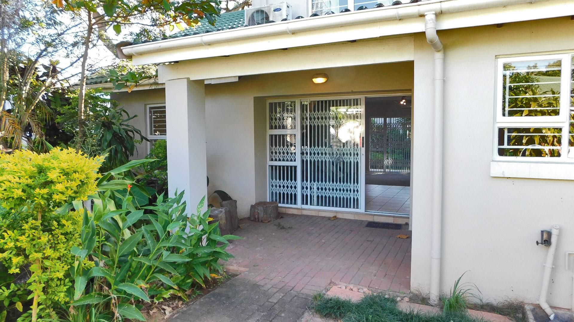 Backyard of property in Ballito