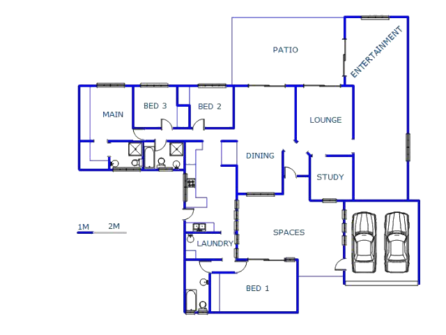 Floor plan of the property in Norkem park