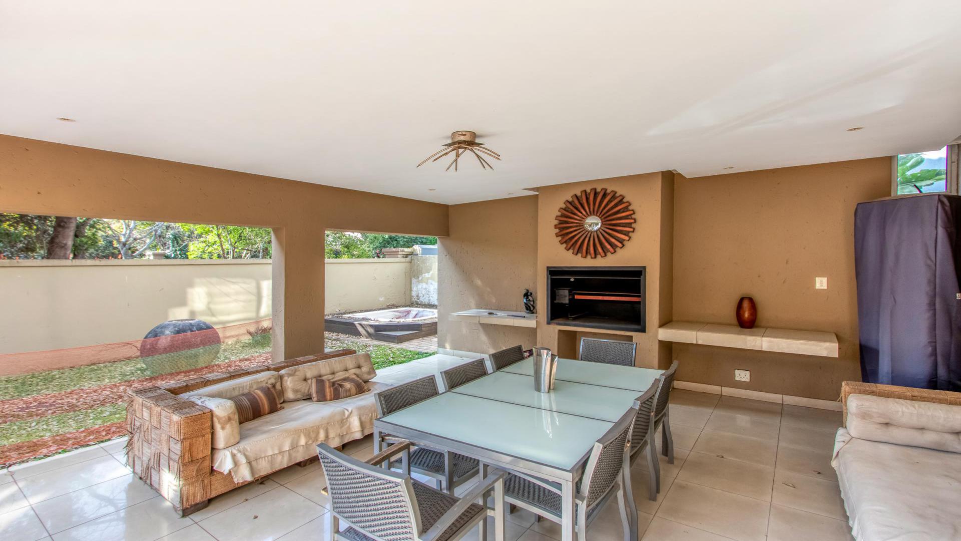 Braai Area of property in Fourways