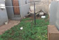 Backyard of property in Clayville