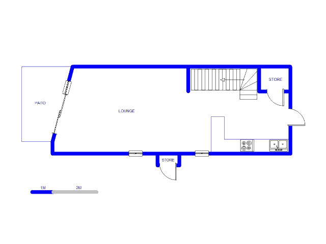 Floor plan of the property in Tasbetpark