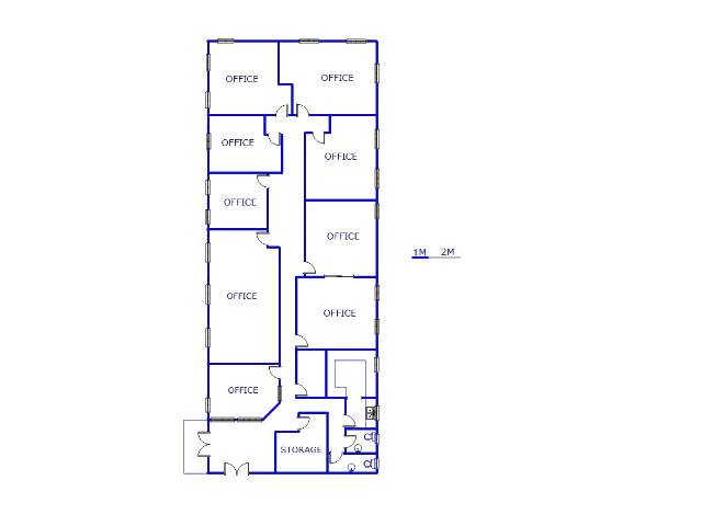 Floor plan of the property in Weltevreden Park