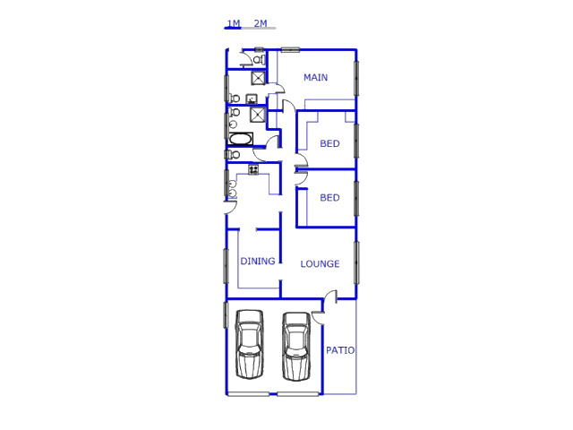 Floor plan of the property in Mount Vernon 