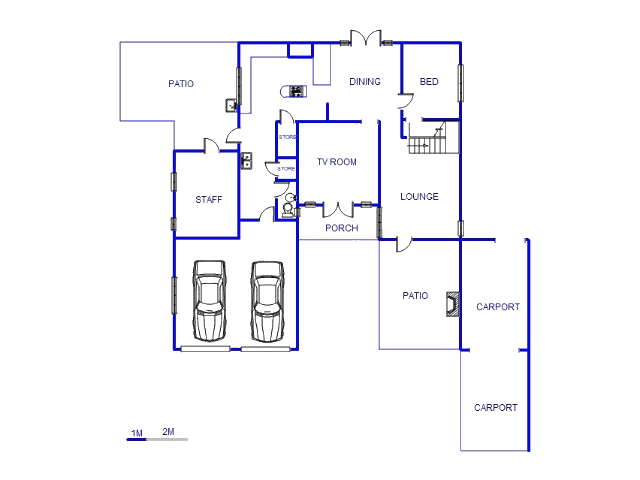 Floor plan of the property in Montana