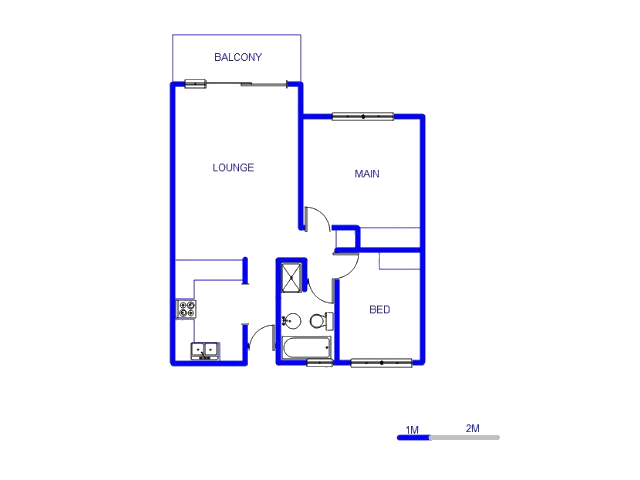 Floor plan of the property in Vorna Valley