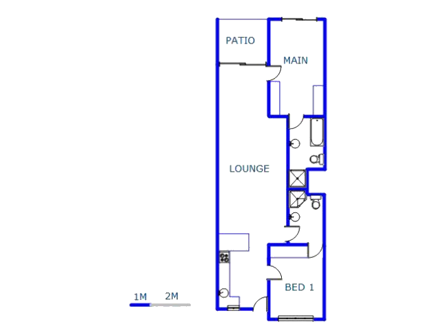 Floor plan of the property in Morningside