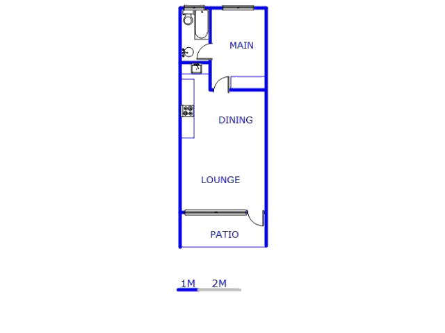 Ground Floor - 55m2 of property for sale in Florida