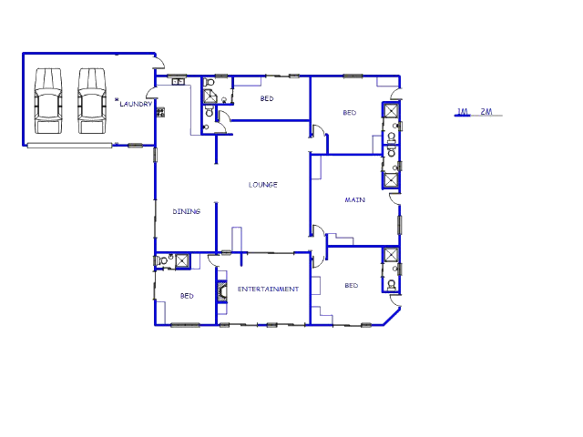 Floor plan of the property in Velddrift