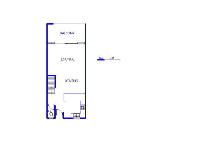 Floor plan of the property in Bryanston