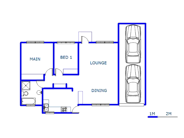 Floor plan of the property in Nigel