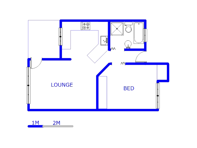 Floor plan of the property in Morningside