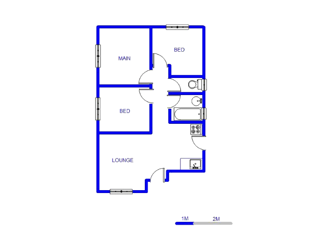 Ground Floor - 56m2 of property for sale in Diepsloot