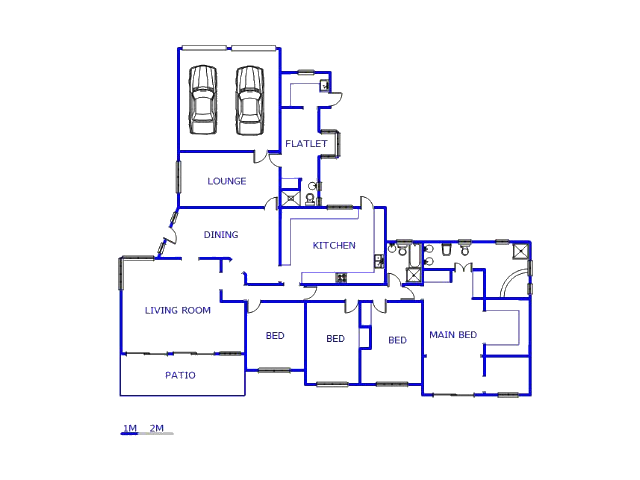 Floor plan of the property in Olivedale