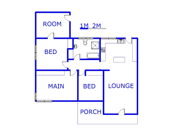 Floor plan of the property in Rewlatch