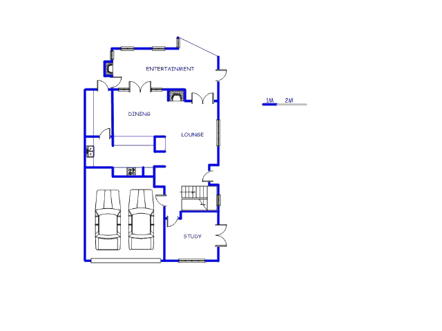 Floor plan of the property in West Beach