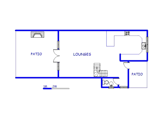 Floor plan of the property in Hibberdene