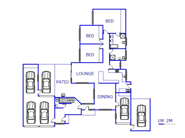 Floor plan of the property in Mackenzie Park