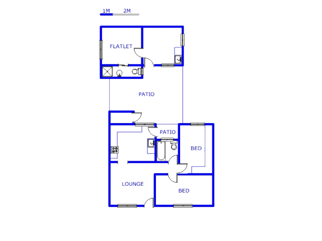 Floor plan of the property in Bombay Heights