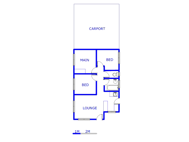 Floor plan of the property in Mindalore