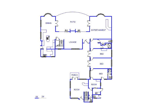 Floor plan of the property in Raslouw AH