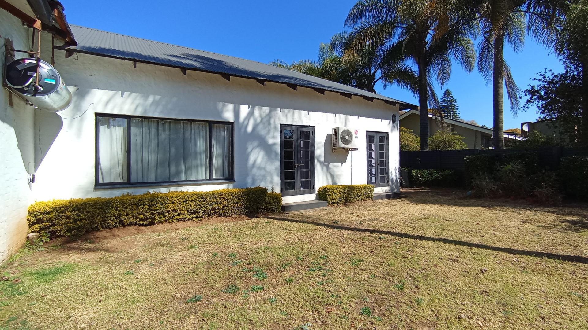 Backyard of property in Waterkloof