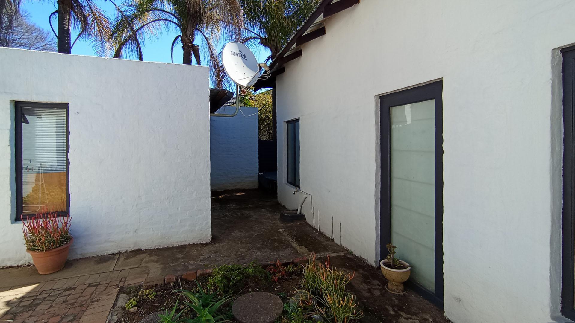 Backyard of property in Waterkloof