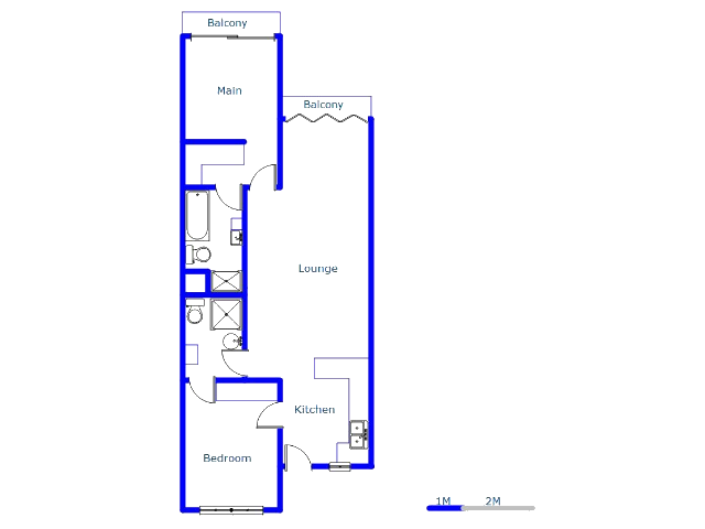 Floor plan of the property in Morningside