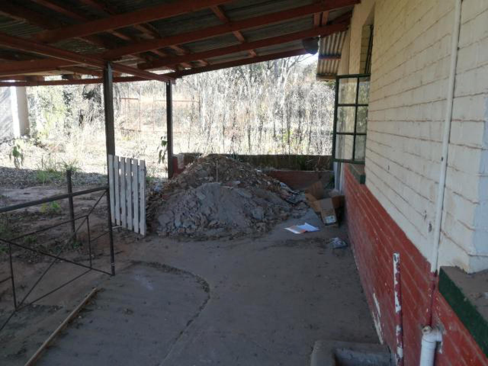 Backyard of property in Sabie