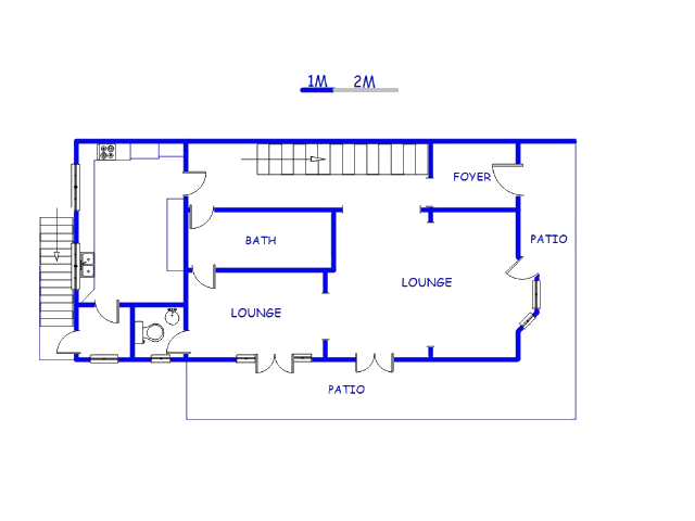 Floor plan of the property in Musgrave