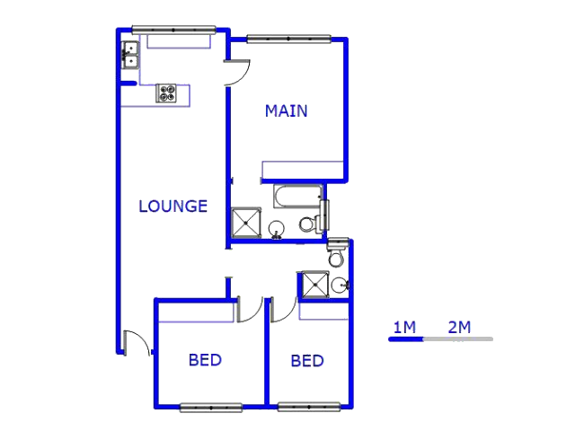 Floor plan of the property in Wychwood